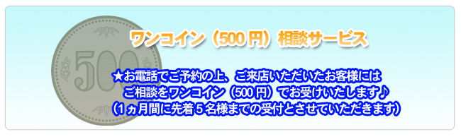 ワンコイン相談